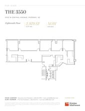3550 N Central Ave, Phoenix, AZ à louer Plan d’étage- Image 1 de 1