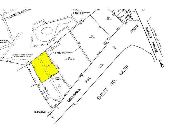 3357 Brunswick Pike, Lawrenceville, NJ à vendre Plan cadastral- Image 1 de 1