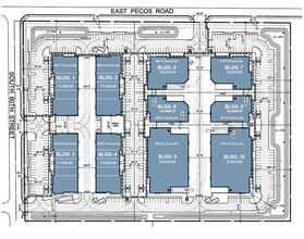8017 E Pecos Rd, Mesa, AZ à louer Plan de site- Image 2 de 2