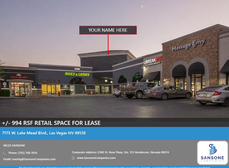 7175 W Lake Mead Blvd, Las Vegas, NV for lease - Building Photo - Image 2 of 10