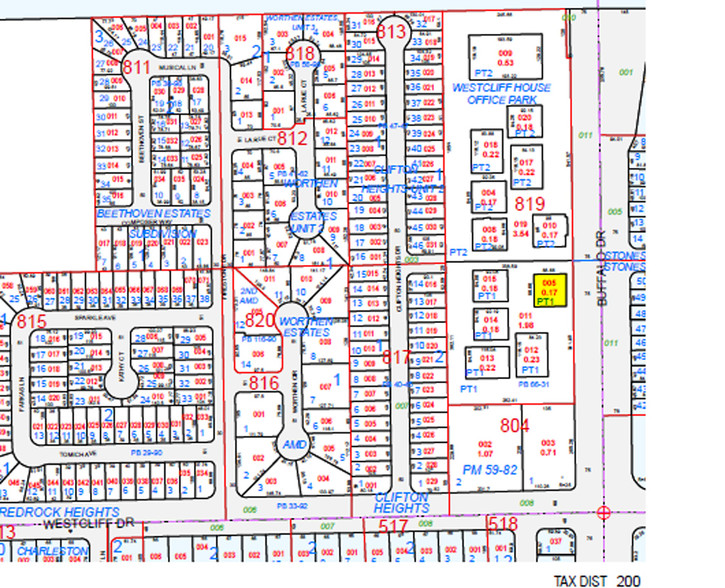 241 N Buffalo Dr, Las Vegas, NV for sale - Plat Map - Image 1 of 1