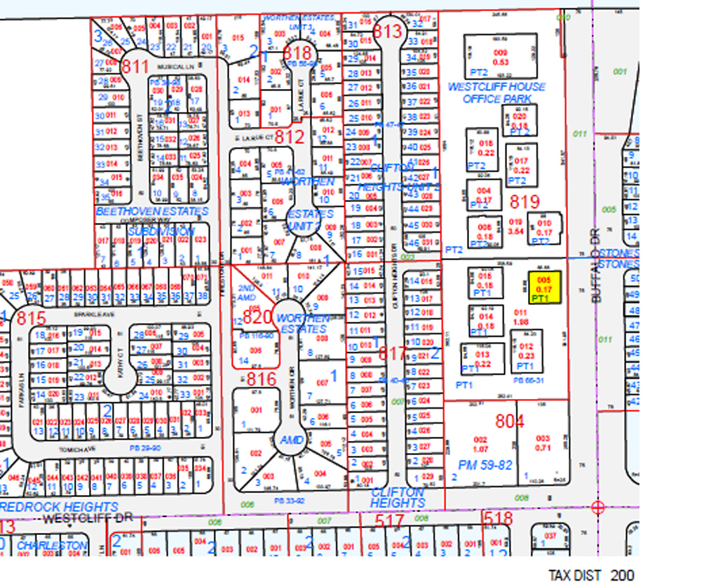 241 N Buffalo Dr, Las Vegas, NV à vendre Plan cadastral- Image 1 de 1