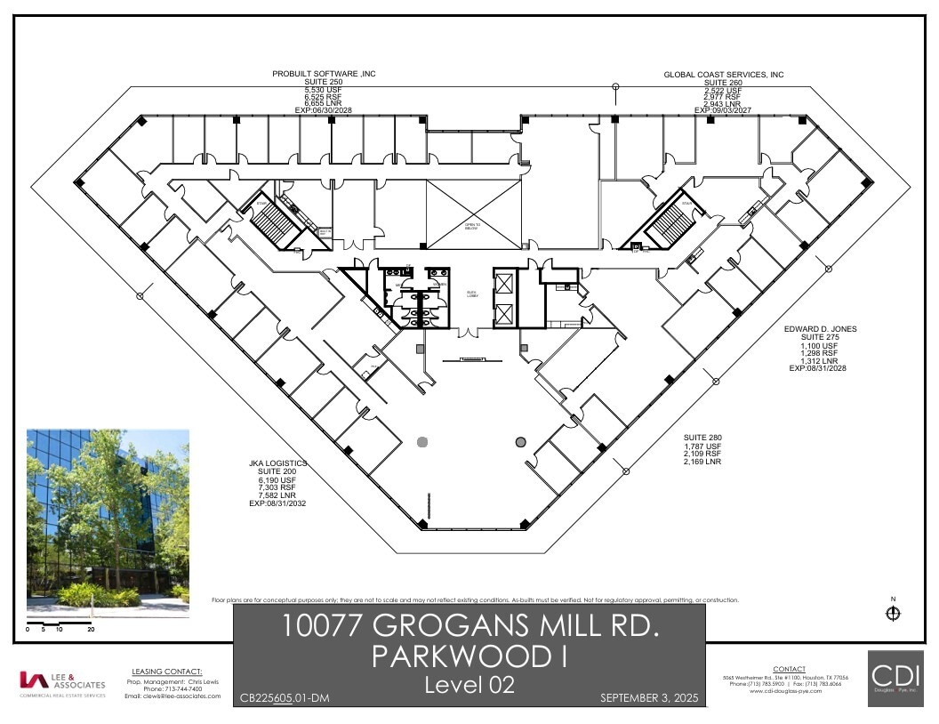 10077 Grogans Mill Rd, The Woodlands, TX for lease Floor Plan- Image 1 of 1