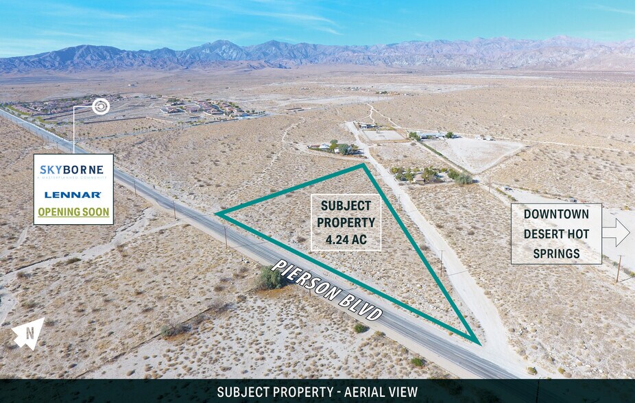 Pierson, Desert Hot Springs, CA for sale - Aerial - Image 2 of 5