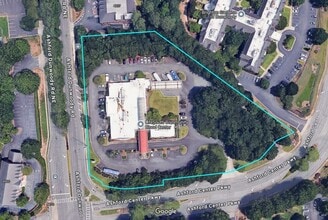 4891 Ashford Dunwoody Rd, Atlanta, GA - AERIAL  map view - Image1