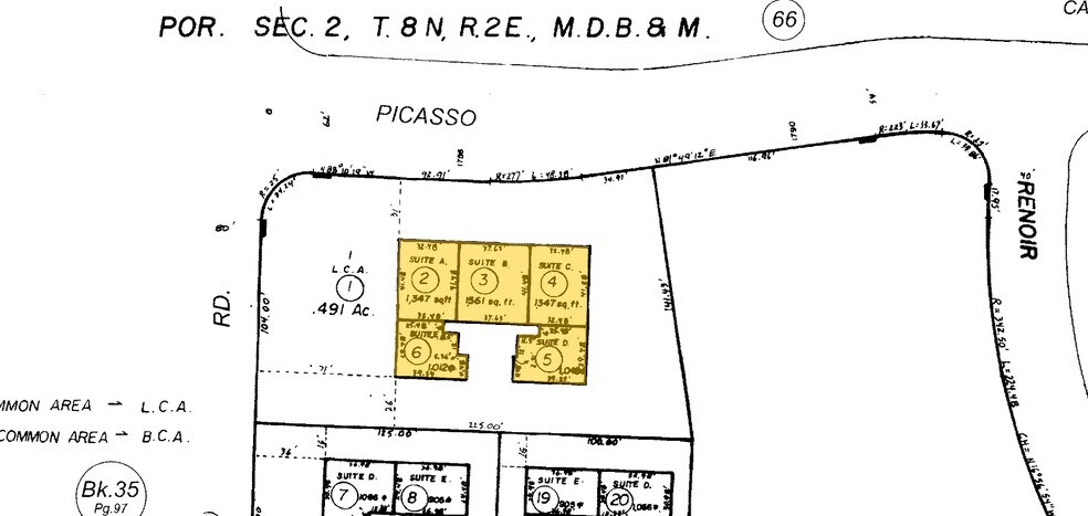 1712 Picasso Ave, Davis, CA à louer - Plan cadastral - Image 2 de 3