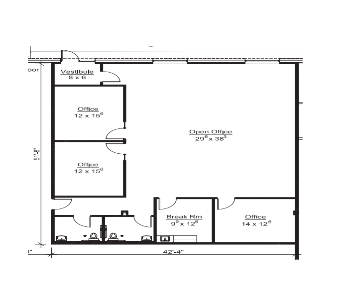 2165-2177 Shermer Rd, Northbrook, IL à louer Plan d  tage- Image 1 de 1