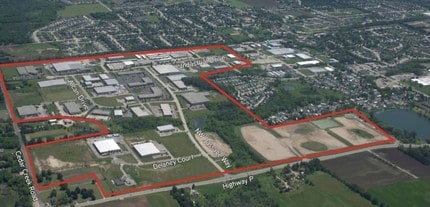 Highway 45, Jackson, WI - Aerial  map view