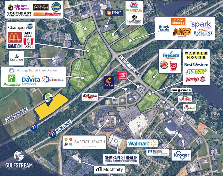 1100 Commerce Pkwy, La Grange, KY à louer - Aérien - Image 2 de 4