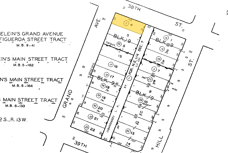 3800 S Grand Ave, Los Angeles, CA à louer - Plan cadastral - Image 2 de 42