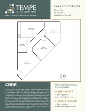1400 E Southern Ave, Tempe, AZ for lease Floor Plan- Image 1 of 1