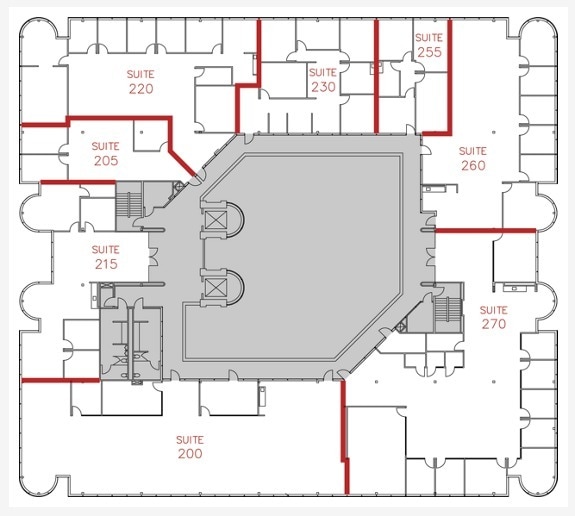 4350 Executive Dr, San Diego, CA à louer Plan d’étage- Image 1 de 1