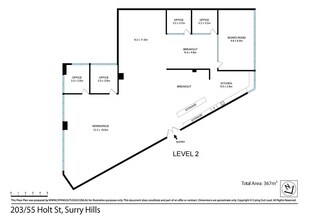 55 Holt St, Surry Hills à louer Plan d’étage- Image 1 de 1