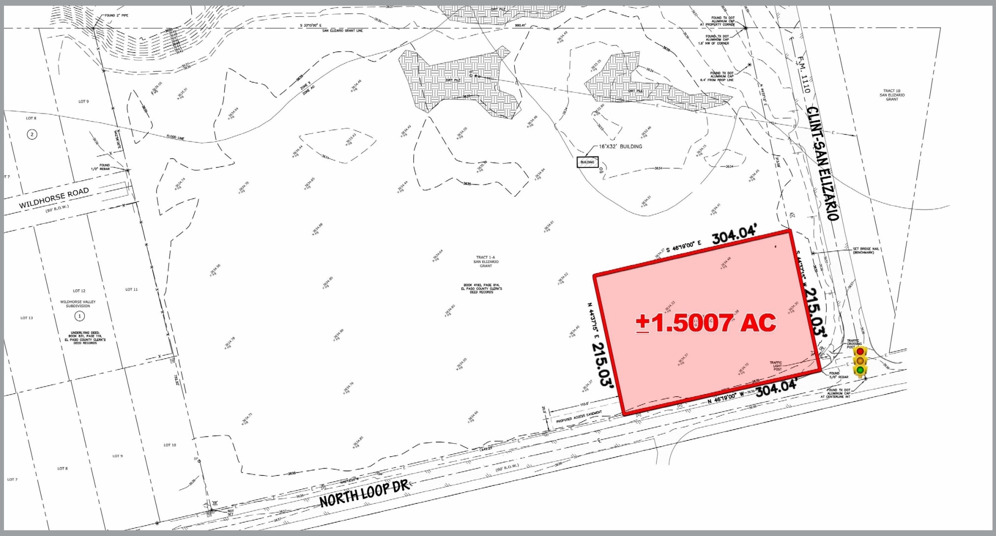 13387 N Loop Dr, Clint, TX à louer Plan cadastral- Image 1 de 2