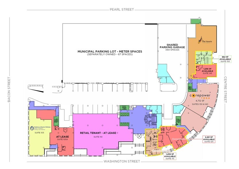 275 Washington St, Newton, MA à louer - Photo du bâtiment - Image 3 de 10