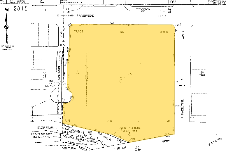 14130 Riverside Dr, Sherman Oaks, CA à vendre - Plan cadastral - Image 1 de 1