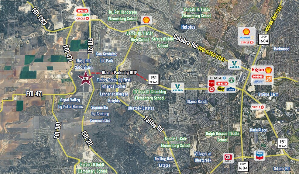 NWC FM 211 & Nopal Ridge, San Antonio, TX à vendre - Photo du bâtiment - Image 3 de 3