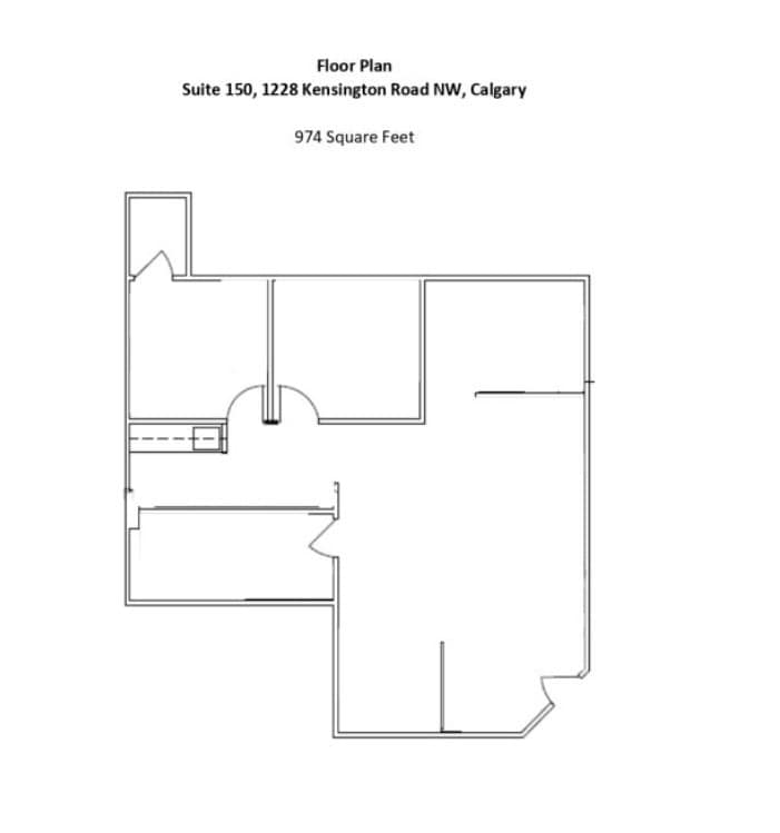 1228 Kensington Rd NW, Calgary, AB for lease Floor Plan- Image 1 of 1