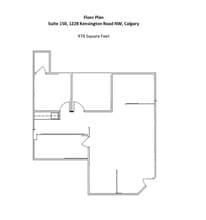 1228 Kensington Rd NW, Calgary, AB for lease Floor Plan- Image 1 of 1