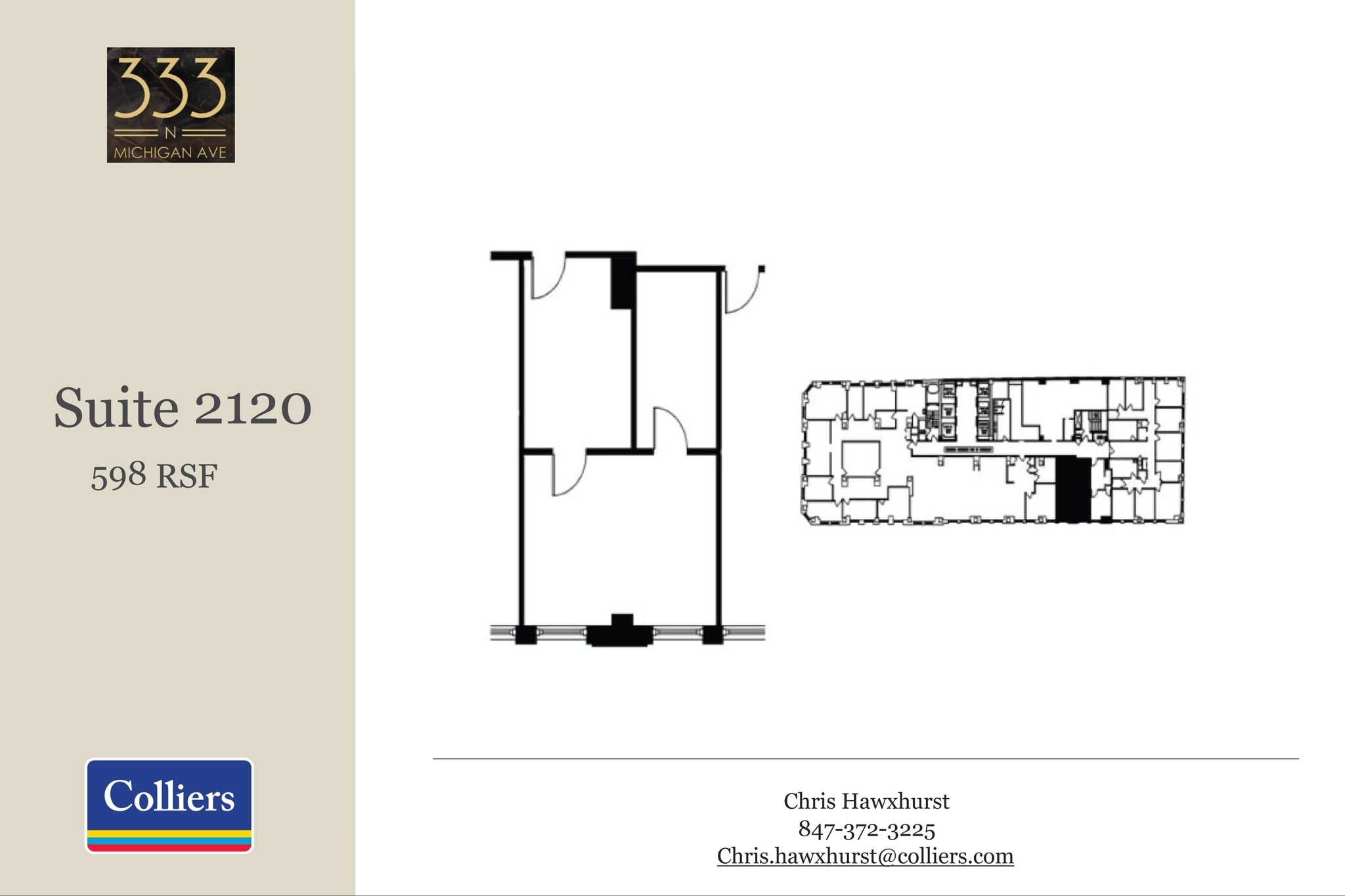 333 N Michigan Ave, Chicago, IL for lease Floor Plan- Image 1 of 1