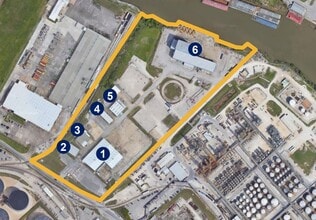 16661 Jacintoport Blvd, Houston, TX - AERIAL map view