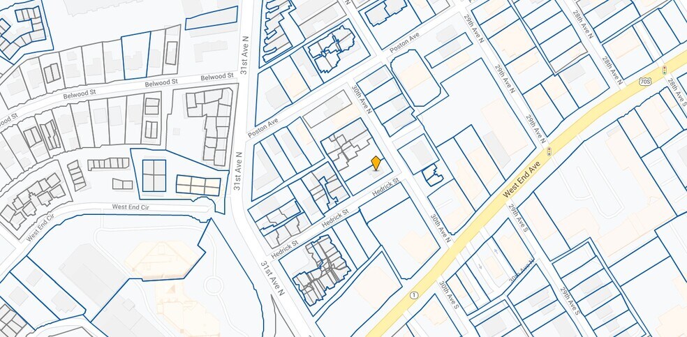 113 30th Ave N, Nashville, TN for sale - Plat Map - Image 2 of 25