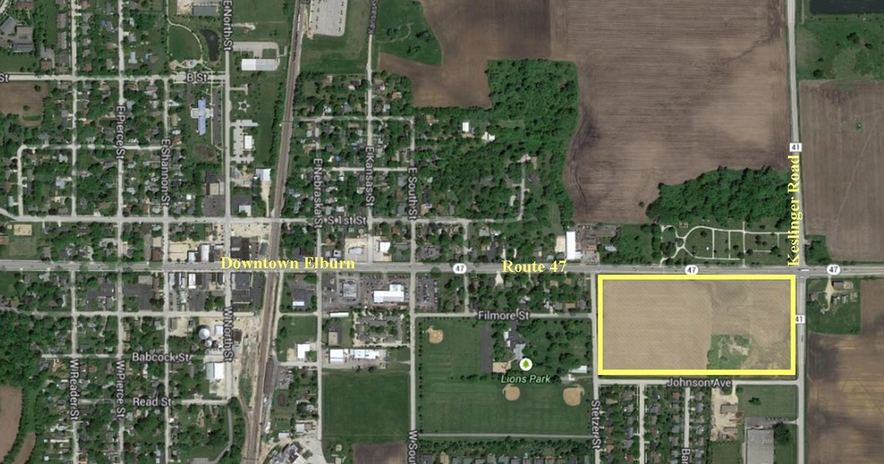 NW Corner Route 47 & Keslinger Rd, Elburn, IL for sale - Building Photo - Image 1 of 3