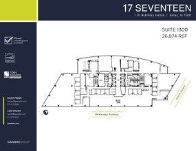 1717 McKinney Ave, Dallas, TX à louer Plan d  tage- Image 1 de 1