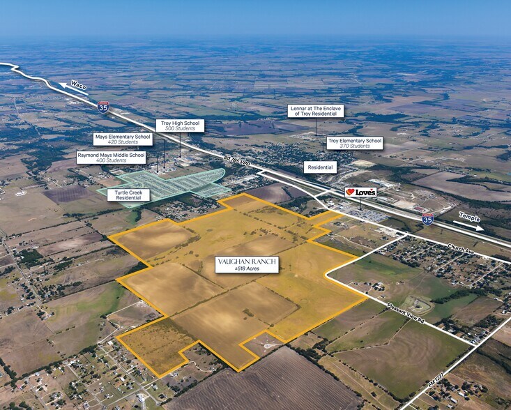 1441 Church ave, Troy, TX à vendre - Photo du bâtiment - Image 2 de 5