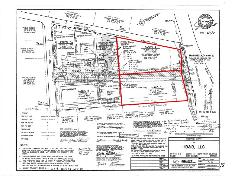 1500 Hardeman Ave, Macon, GA à vendre - Plan cadastral - Image 2 de 3