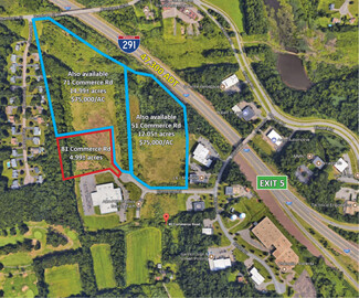 Plus de détails pour 81 Commerce Rd, Manchester, CT - Terrain à vendre