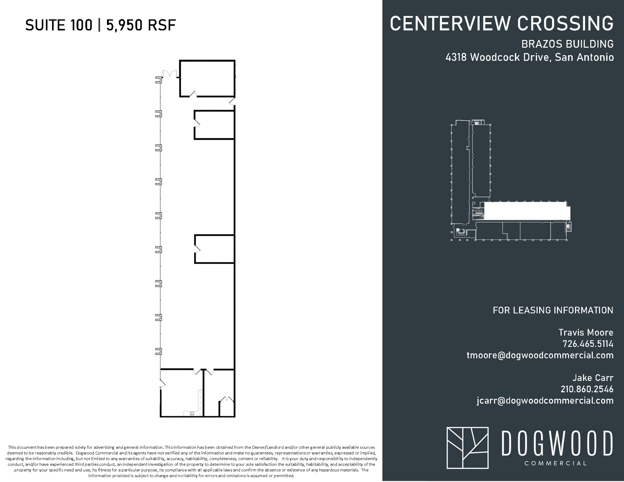 4538 Centerview Dr, San Antonio, TX à louer Plan d  tage- Image 1 de 1