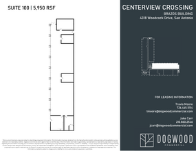 4538 Centerview Dr, San Antonio, TX à louer Plan d  tage- Image 1 de 1