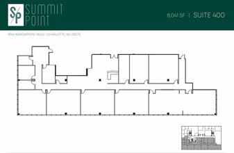 9144 Arrowpoint Blvd, Charlotte, NC for lease Floor Plan- Image 2 of 2