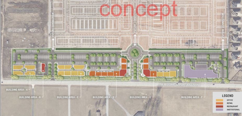 SW Regional Airport Blvd blvd, Bentonville, AR à vendre - Plan de site - Image 2 de 4