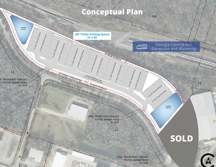 Gwinnett, Savannah, GA à vendre - Photo du bâtiment - Image 2 de 3