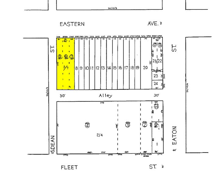 3701 Eastern Ave, Baltimore, MD à louer - Plan cadastral - Image 2 de 6