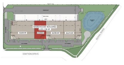 2555 Ignition Dr, Jacksonville, FL for lease Site Plan- Image 1 of 1
