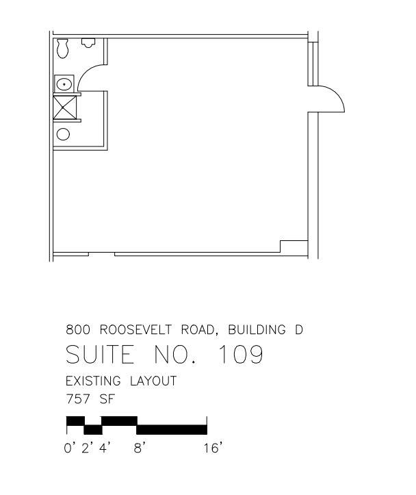 800 Roosevelt Rd, Glen Ellyn, IL à louer Plan d’étage- Image 1 de 1