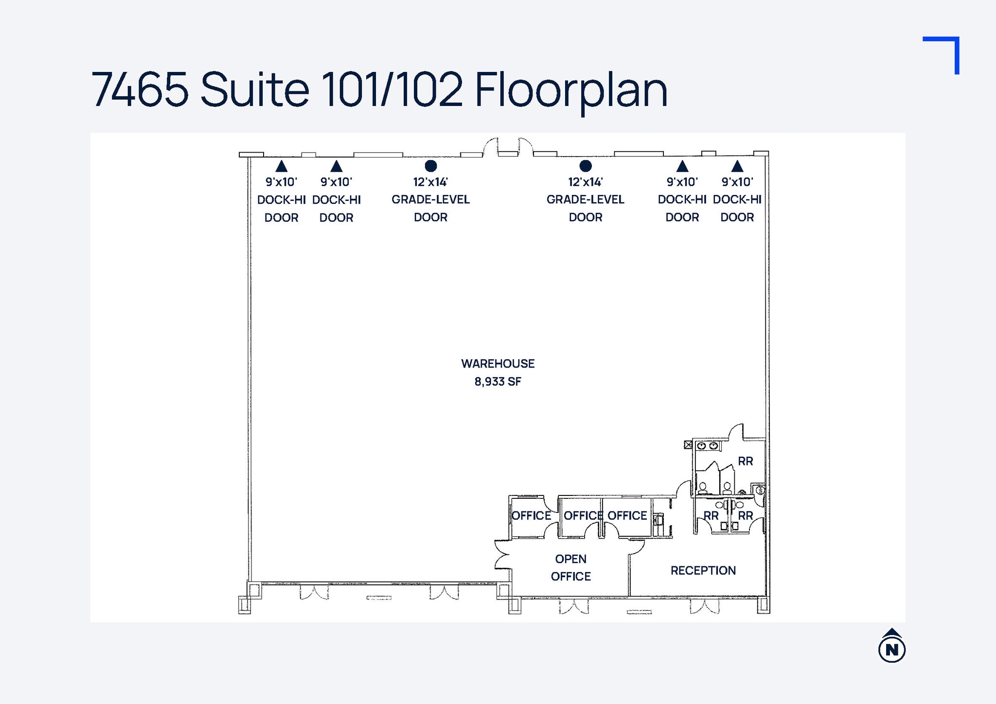 7485 Dean Martin Dr, Las Vegas, NV for lease Floor Plan- Image 1 of 1