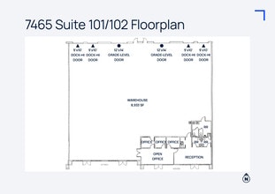7485 Dean Martin Dr, Las Vegas, NV for lease Floor Plan- Image 1 of 1