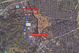 296 White Bridge Pike, Nashville, TN - AÉRIEN Vue de la carte - Image1