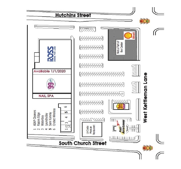 212-320 W Kettleman Ln, Lodi, CA à louer - Plan de site - Image 2 de 4