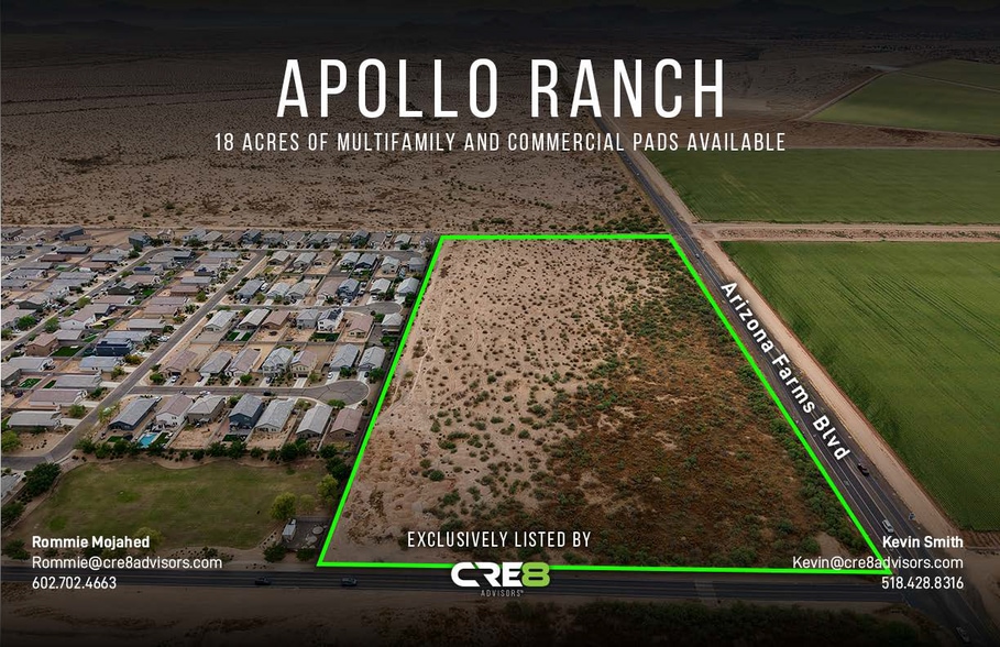 Arizona Farms Rd & Apollo Dr, Florence, AZ à vendre - Photo du bâtiment - Image 1 de 3