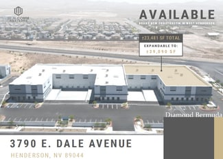 More details for 3790 E Dale Ave, Henderson, NV - Industrial for Lease