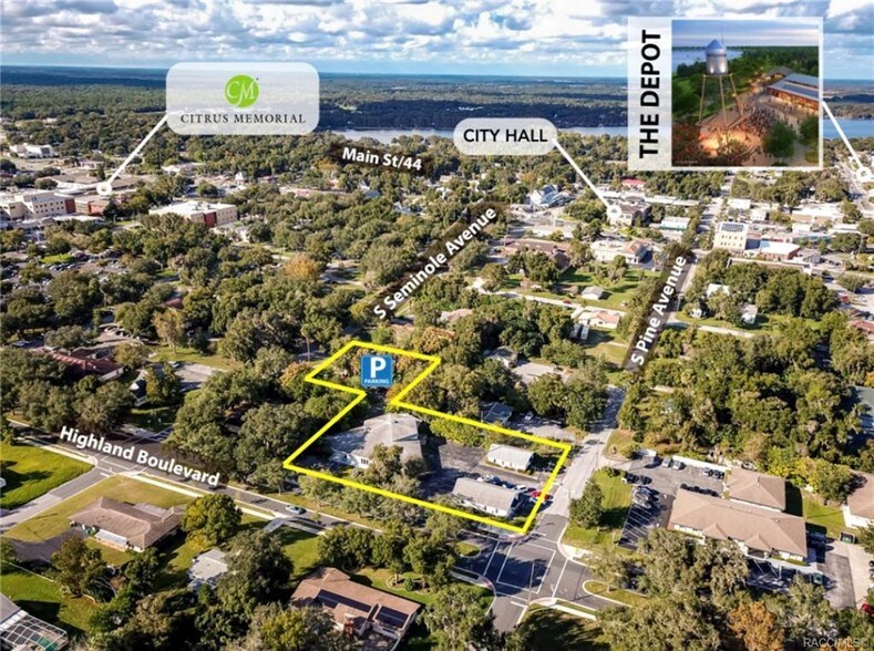 202 W Highland Blvd, Inverness, FL à louer - Aérien - Image 3 de 12