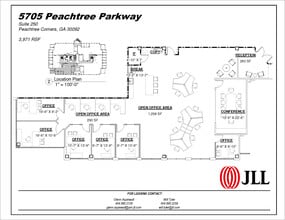 5707 Peachtree Pky, Peachtree Corners, GA for lease Floor Plan- Image 2 of 2