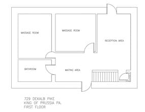 729 Dekalb Pike, King Of Prussia, PA for lease Floor Plan- Image 2 of 3