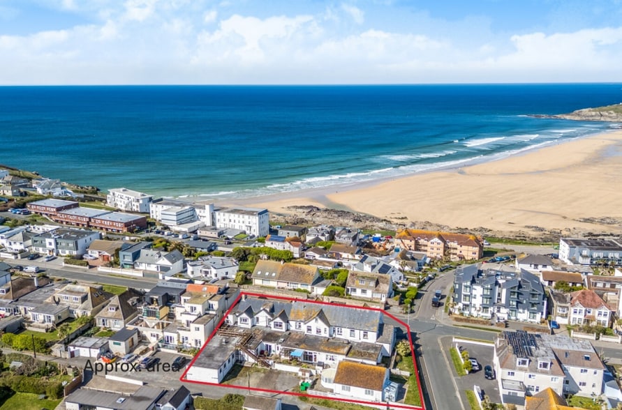 55-57 Pentire Av, Newquay à vendre - Aérien - Image 2 de 2