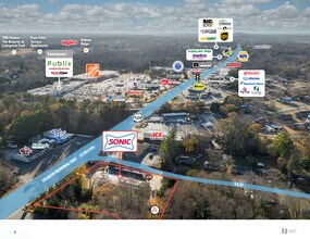 6398 Calhoun Memorial Hwy, Easley, SC - Aerial  map view - Image1